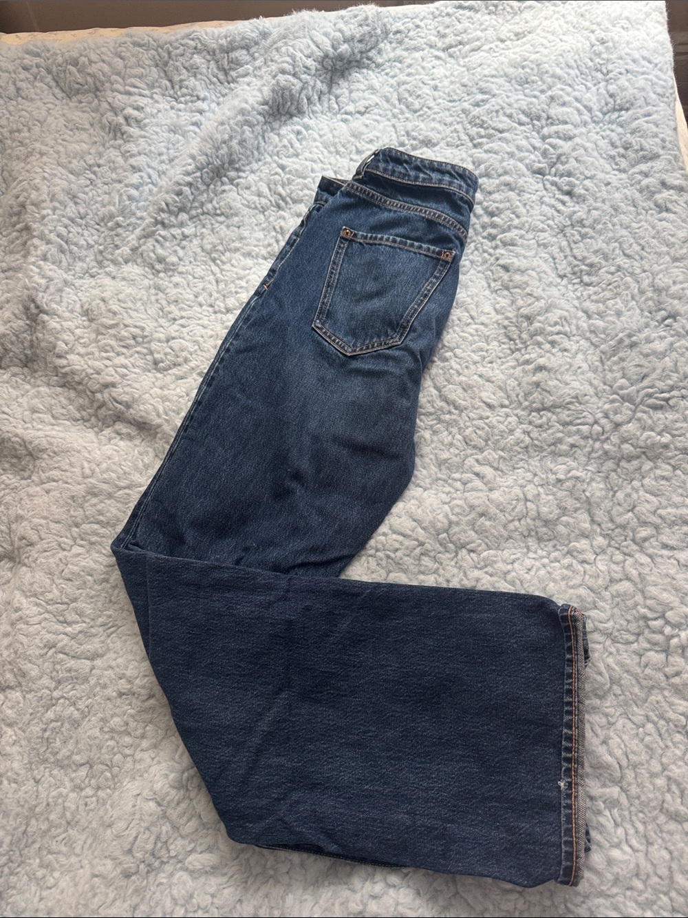 Zara Dark Wash Straight Jeans